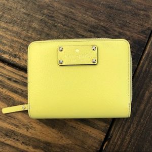 Yellow Kate Spade Wallet